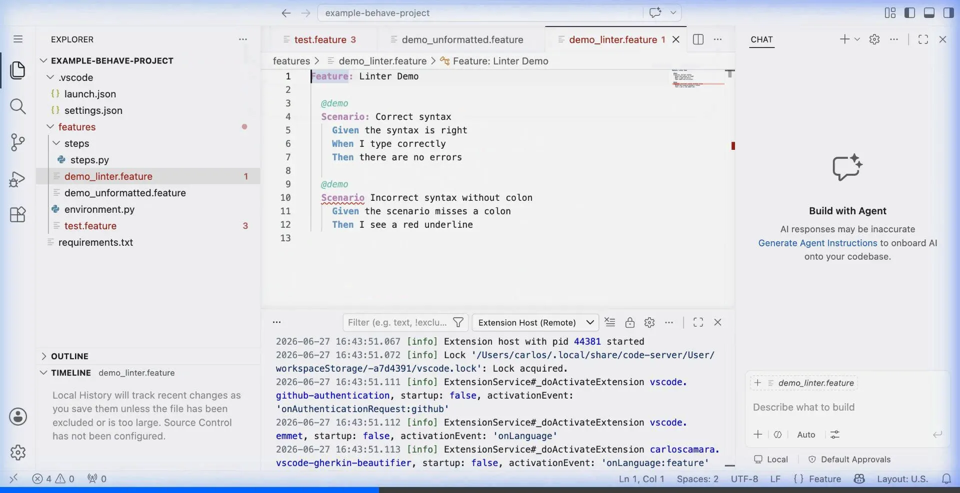 Linter Demonstration